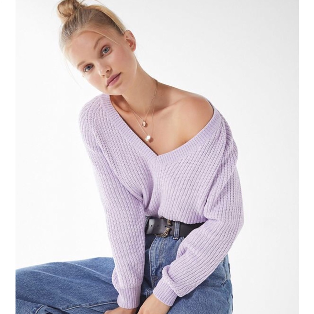 Purple sweater